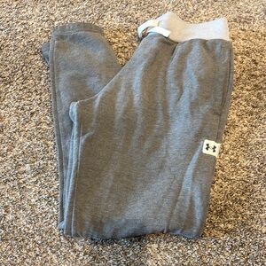 Under Armour Gray Joggers Soft Knit Tapered